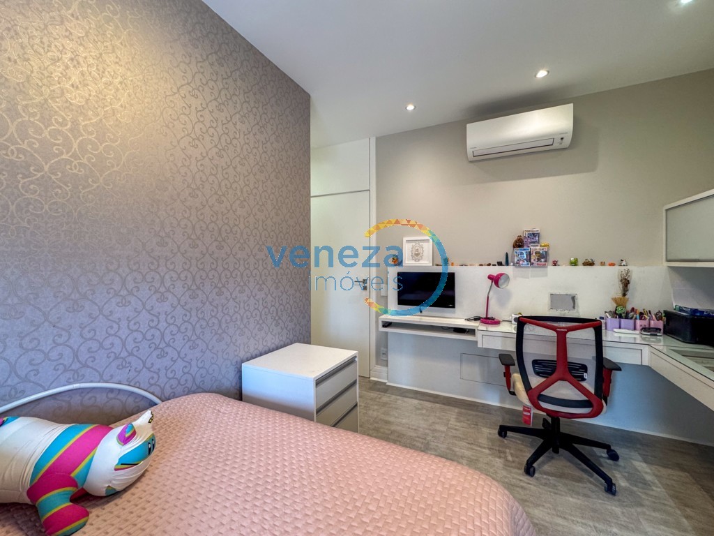 Apartamento à venda no bairro Gleba Palhano de Londrina com 182.49m<sup>2</sup> útil, 4 quartos, 3 vagas de garagem