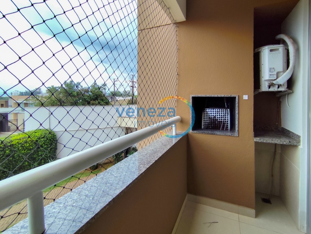 Apartamento para locação no bairro Jose Lazaro Gouvea de Londrina com 69.89m<sup>2</sup> útil, 3 quartos, 1 vaga de garagem