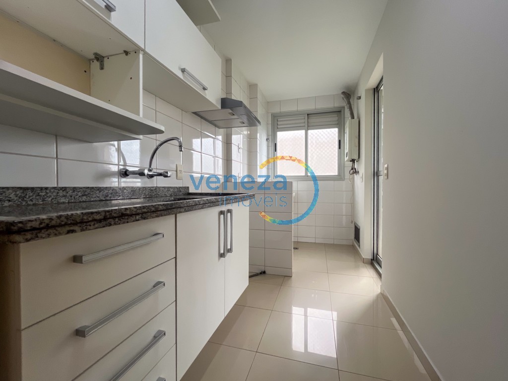 Apartamento para locação no bairro Gleba Palhano de Londrina com 69.72m<sup>2</sup> útil, 3 quartos, 2 vagas de garagem