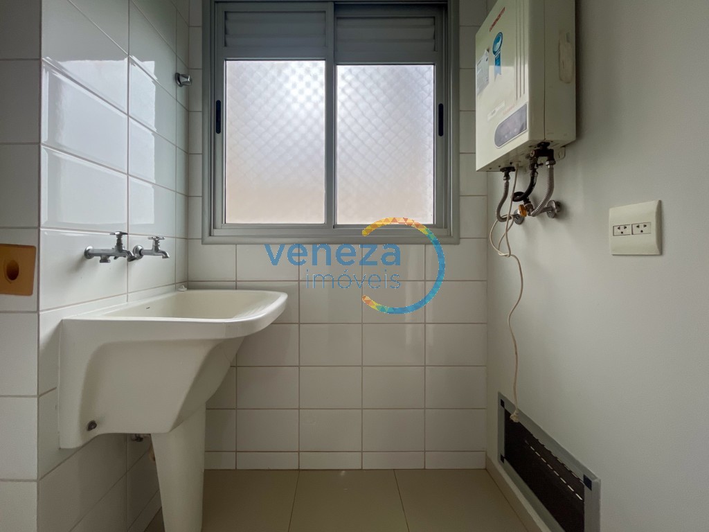 Apartamento para locação no bairro Gleba Palhano de Londrina com 69.72m<sup>2</sup> útil, 3 quartos, 2 vagas de garagem