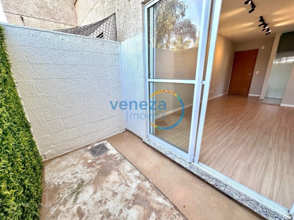 Apartamento para locação no bairro Cidade Industrial II de Londrina com 46m<sup>2</sup> útil, 2 quartos, 1 vaga de garagem