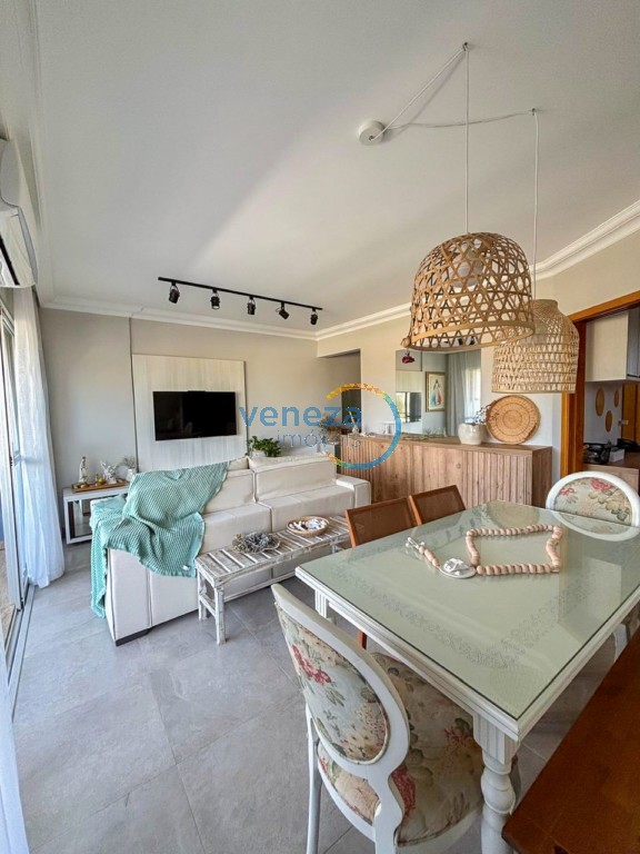 Apartamento à venda no bairro Gleba Palhano de Londrina com 113m<sup>2</sup> útil, 3 quartos, 2 vagas de garagem