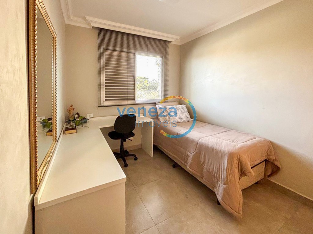 Apartamento à venda no bairro Gleba Palhano de Londrina com 113m<sup>2</sup> útil, 3 quartos, 2 vagas de garagem