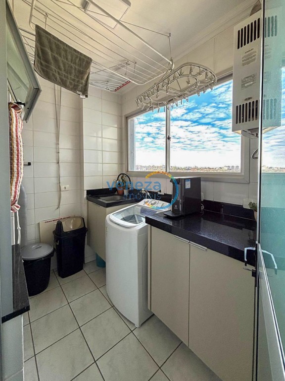 Apartamento à venda no bairro Gleba Palhano de Londrina com 113m<sup>2</sup> útil, 3 quartos, 2 vagas de garagem