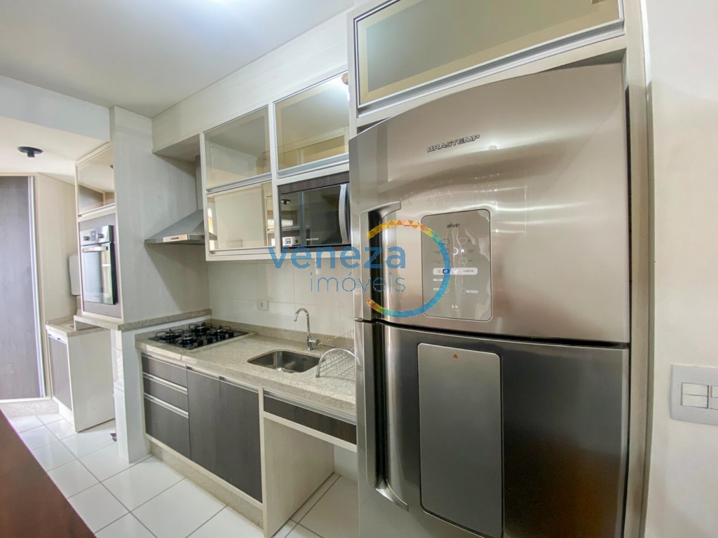 Apartamento à venda no bairro Gleba Palhano de Londrina com 81.1m<sup>2</sup> útil, 3 quartos, 2 vagas de garagem