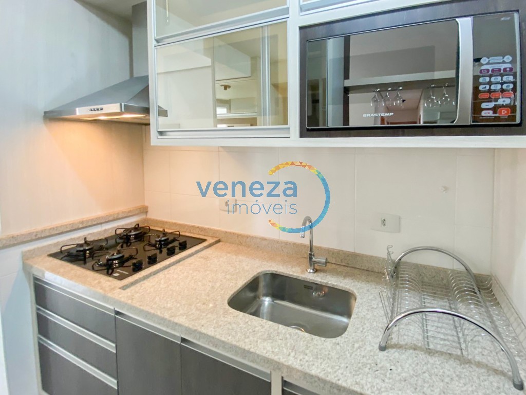 Apartamento à venda no bairro Gleba Palhano de Londrina com 81.1m<sup>2</sup> útil, 3 quartos, 2 vagas de garagem