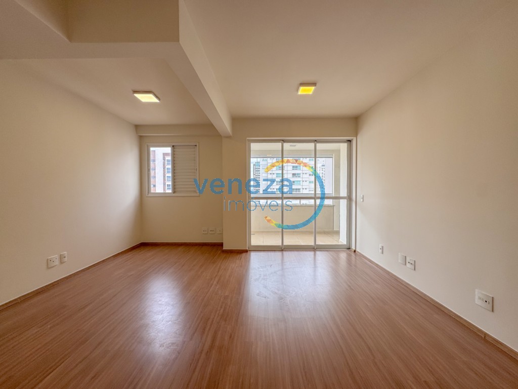 Apartamento para locação no bairro Gleba Palhano de Londrina com 78.21m<sup>2</sup> útil, 2 quartos, 2 vagas de garagem