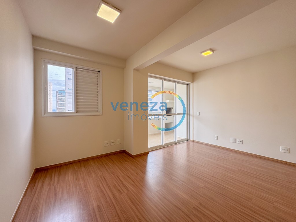 Apartamento para locação no bairro Gleba Palhano de Londrina com 78.21m<sup>2</sup> útil, 2 quartos, 2 vagas de garagem