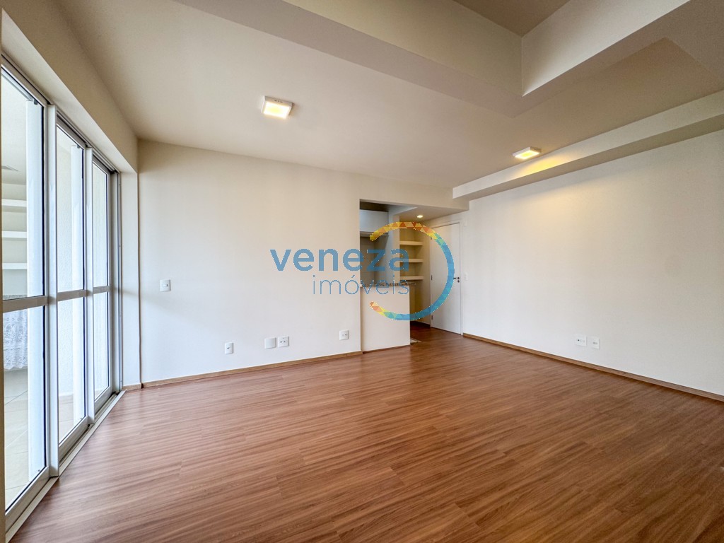 Apartamento para locação no bairro Gleba Palhano de Londrina com 78.21m<sup>2</sup> útil, 2 quartos, 2 vagas de garagem