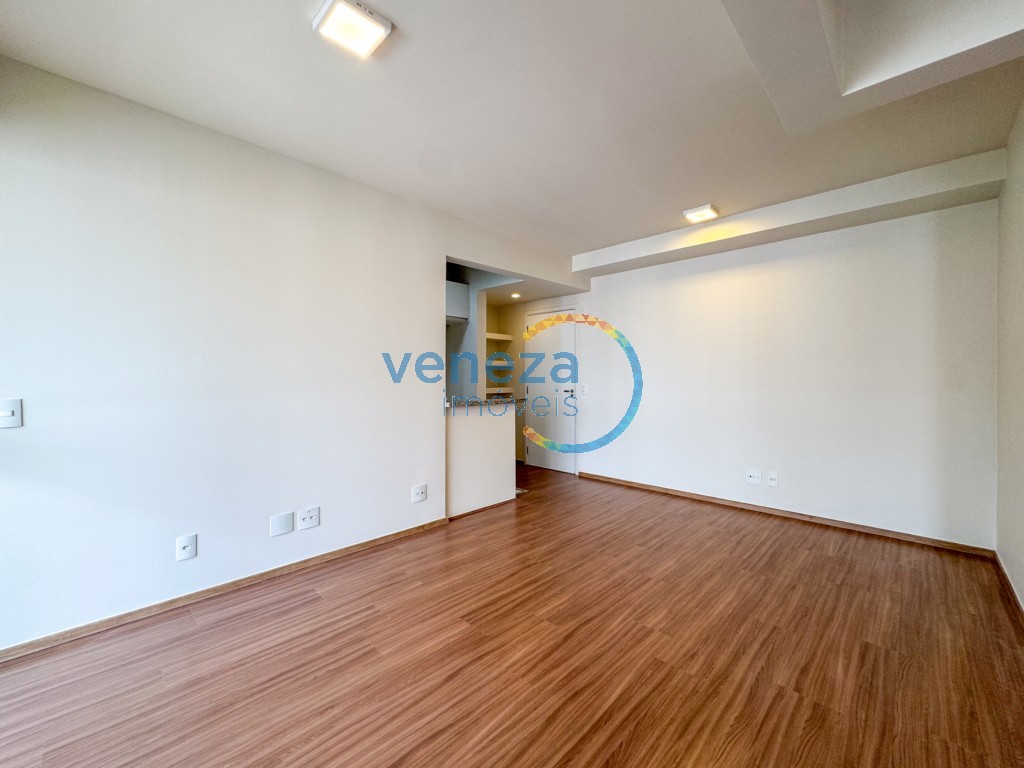 Apartamento para locação no bairro Gleba Palhano de Londrina com 78.21m<sup>2</sup> útil, 2 quartos, 2 vagas de garagem