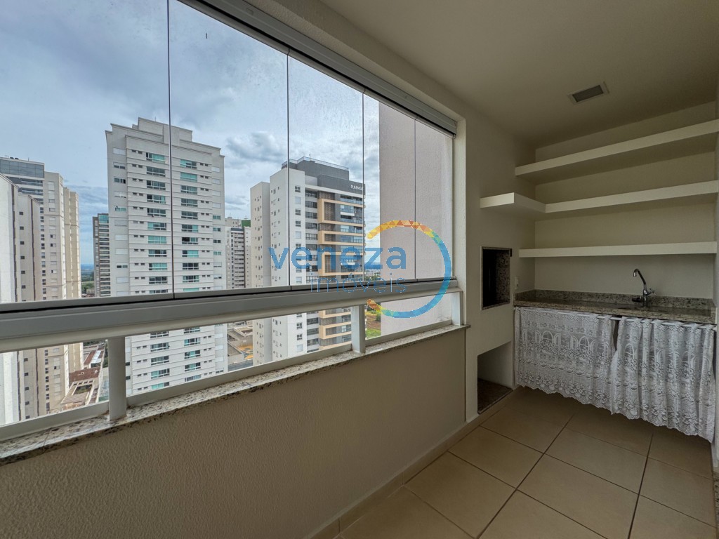 Apartamento para locação no bairro Gleba Palhano de Londrina com 78.21m<sup>2</sup> útil, 2 quartos, 2 vagas de garagem