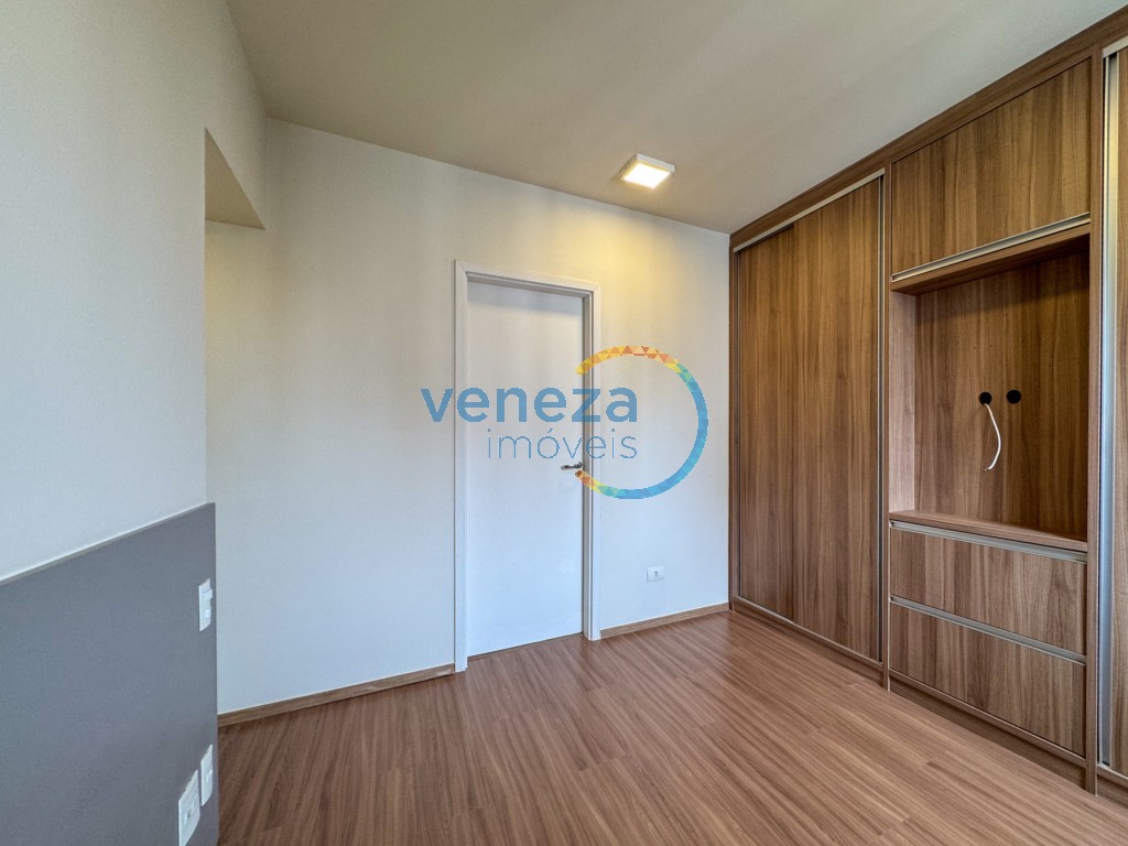 Apartamento para locação no bairro Gleba Palhano de Londrina com 78.21m<sup>2</sup> útil, 2 quartos, 2 vagas de garagem