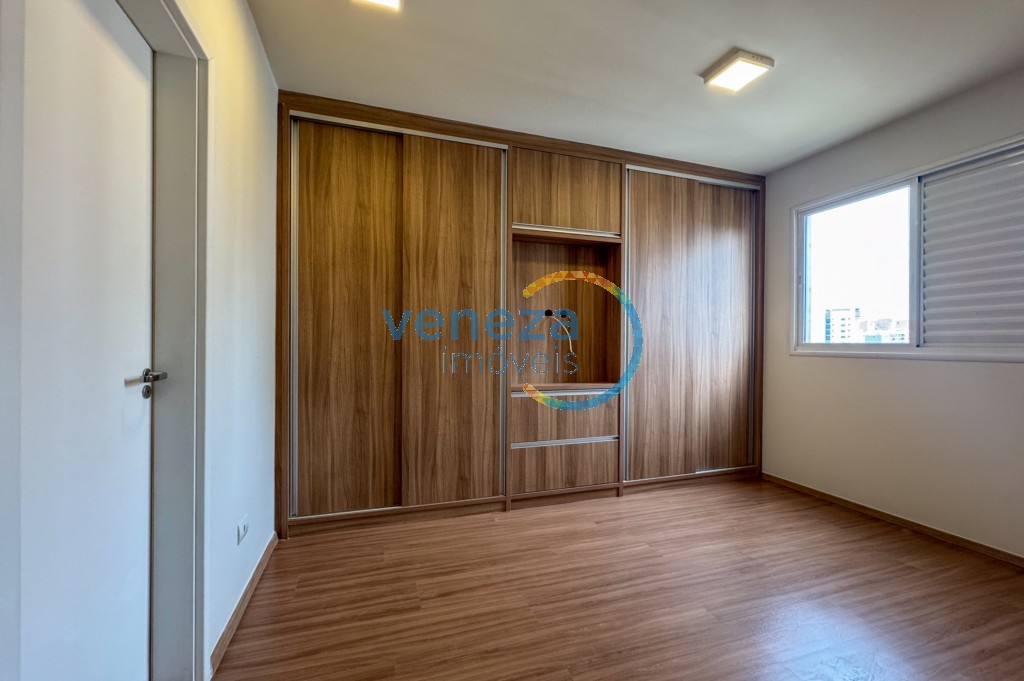 Apartamento para locação no bairro Gleba Palhano de Londrina com 78.21m<sup>2</sup> útil, 2 quartos, 2 vagas de garagem