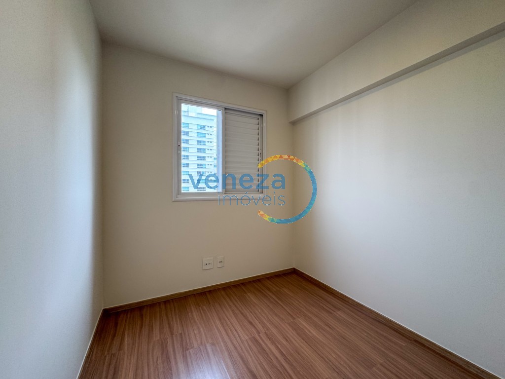 Apartamento para locação no bairro Gleba Palhano de Londrina com 78.21m<sup>2</sup> útil, 2 quartos, 2 vagas de garagem