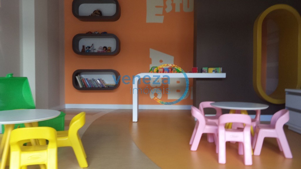 Apartamento para locação no bairro Gleba Palhano de Londrina com 78.21m<sup>2</sup> útil, 2 quartos, 2 vagas de garagem