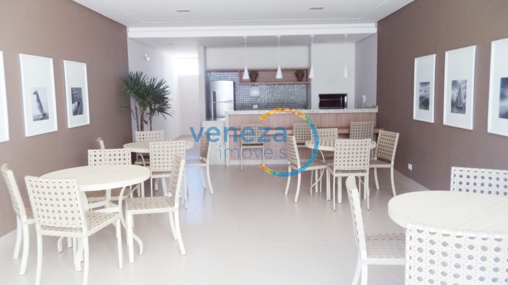 Apartamento para locação no bairro Gleba Palhano de Londrina com 78.21m<sup>2</sup> útil, 2 quartos, 2 vagas de garagem