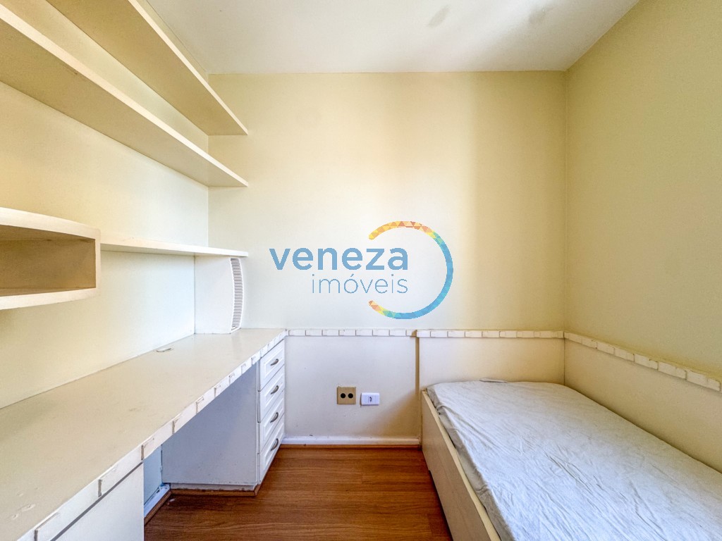 Apartamento à venda no bairro Centro de Londrina com 81.06m<sup>2</sup> útil, 3 quartos, 1 vaga de garagem