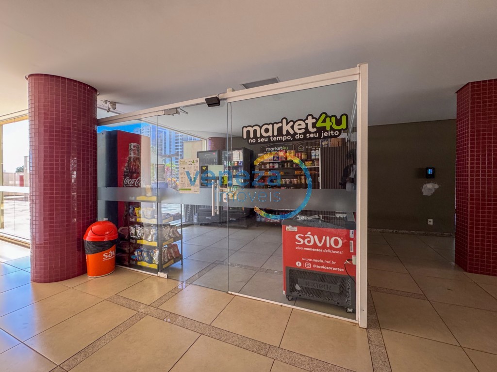 Apartamento para locação no bairro Gleba Palhano de Londrina com 79m<sup>2</sup> útil, 2 quartos, 2 vagas de garagem