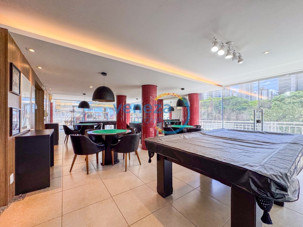 Apartamento para locação no bairro Gleba Palhano de Londrina com 79m<sup>2</sup> útil, 2 quartos, 2 vagas de garagem