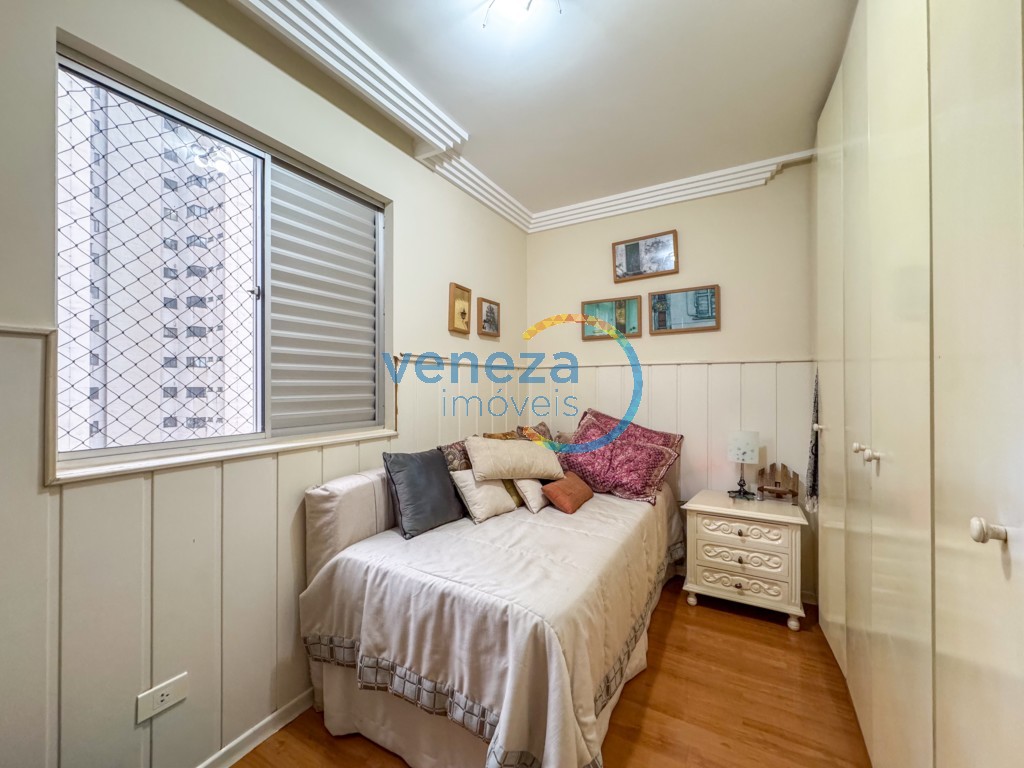 Apartamento à venda no bairro Centro de Londrina com 76.81m<sup>2</sup> útil, 3 quartos, 1 vaga de garagem