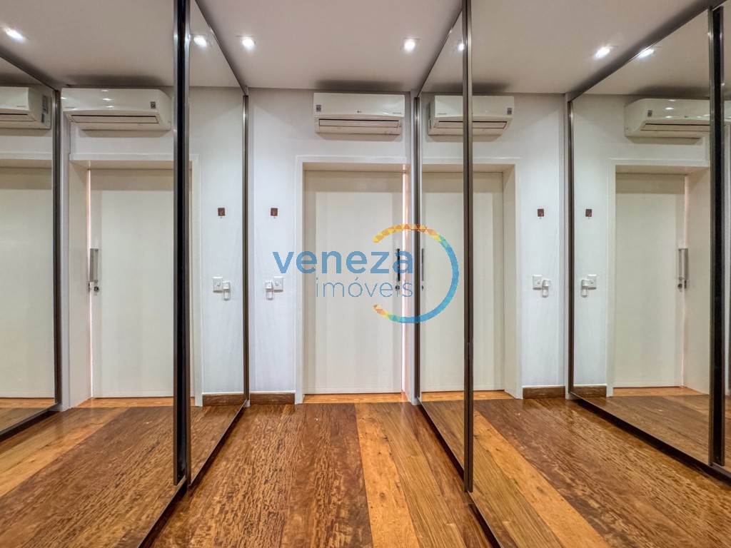 Apartamento à venda no bairro Centro de Londrina com 318.57m<sup>2</sup> útil, 4 quartos, 3 vagas de garagem