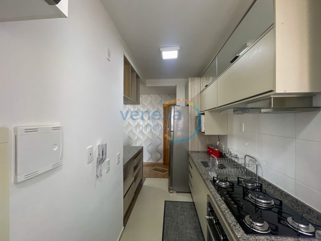 Apartamento à venda no bairro Gleba Palhano de Londrina com 69m<sup>2</sup> útil, 3 quartos, 1 vaga de garagem