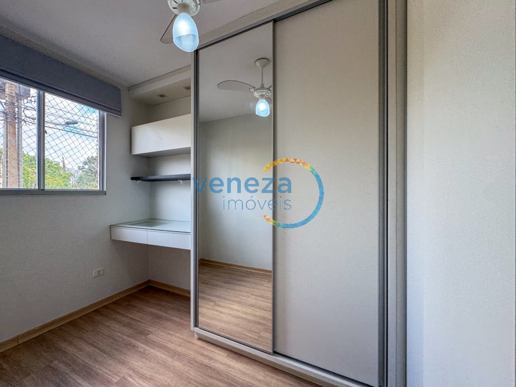 Apartamento à venda no bairro Gleba Palhano de Londrina com 46.65m<sup>2</sup> útil, 2 quartos, 1 vaga de garagem