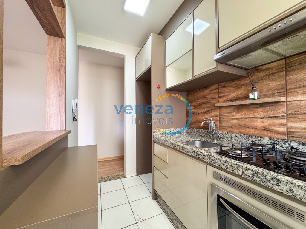 Apartamento à venda no bairro Gleba Palhano de Londrina com 46.65m<sup>2</sup> útil, 2 quartos, 1 vaga de garagem