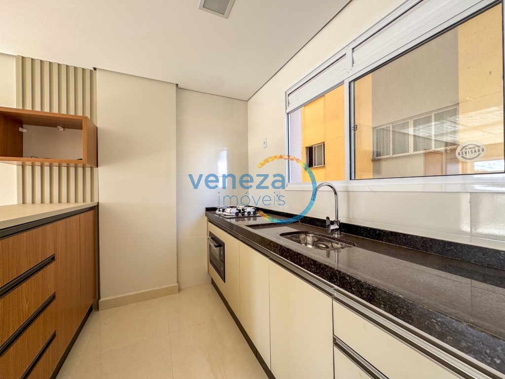 Apartamento à venda no bairro Higienopolis de Londrina com 61.78m<sup>2</sup> útil, 3 quartos, 1 vaga de garagem