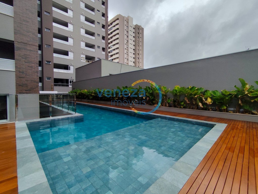 Apartamento para locação no bairro Higienopolis de Londrina com 78m<sup>2</sup> útil, 1 quarto, 2 vagas de garagem