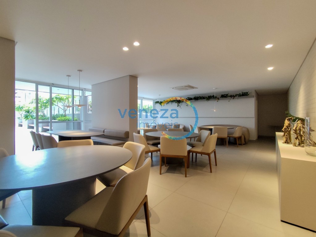 Apartamento para locação no bairro Higienopolis de Londrina com 78m<sup>2</sup> útil, 1 quarto, 2 vagas de garagem