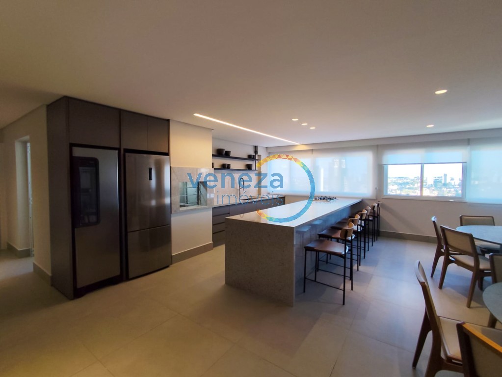 Apartamento para locação no bairro Higienopolis de Londrina com 78m<sup>2</sup> útil, 1 quarto, 2 vagas de garagem