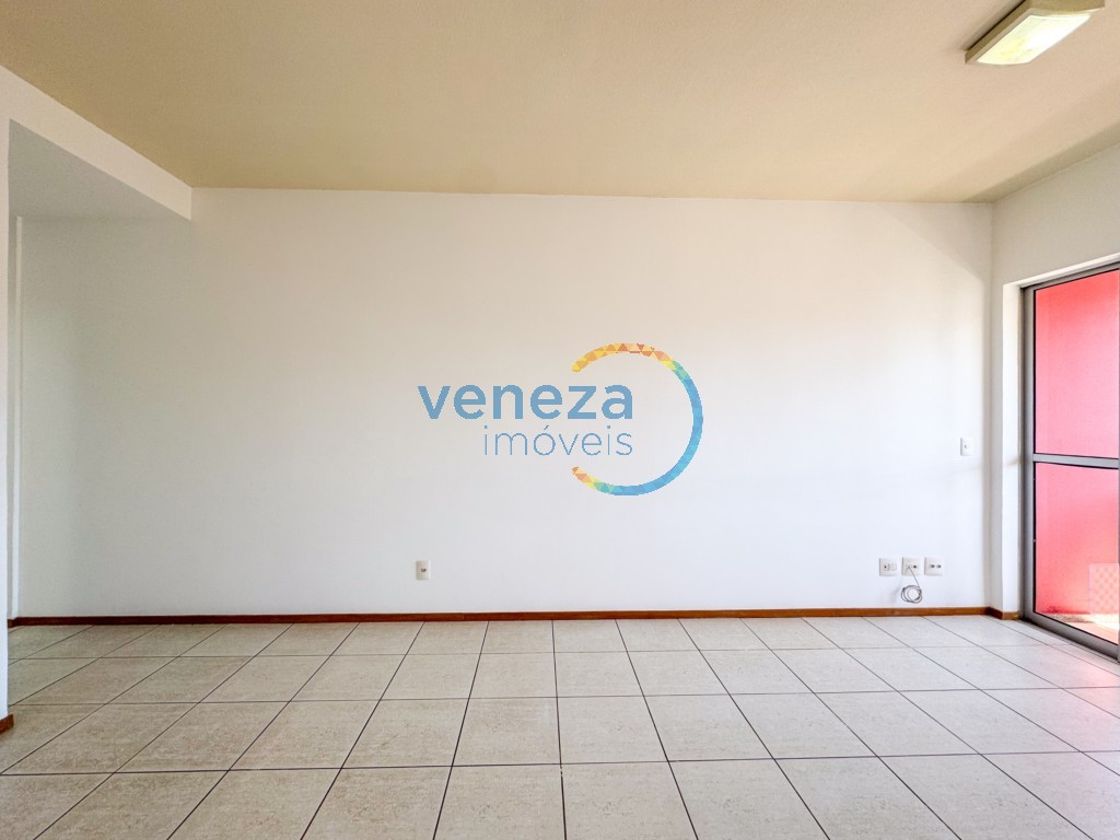 Apartamento para locação no bairro Centro de Londrina com 73m<sup>2</sup> útil, 3 quartos, 2 vagas de garagem