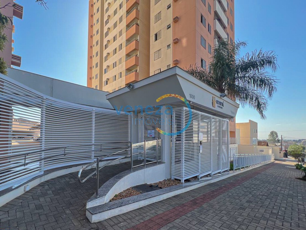 Apartamento para locação no bairro Centro de Londrina com 73m<sup>2</sup> útil, 3 quartos, 2 vagas de garagem