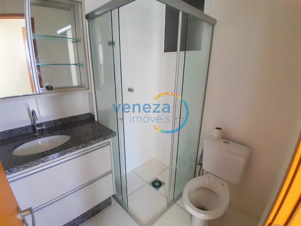 Apartamento para locação no bairro Centro de Londrina com 56.94m<sup>2</sup> útil, 2 quartos, 1 vaga de garagem