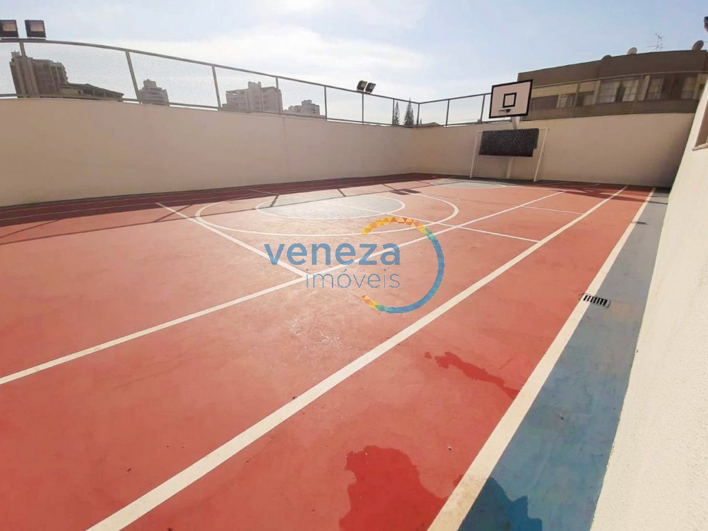 Apartamento para locação no bairro Centro de Londrina com 56.94m<sup>2</sup> útil, 2 quartos, 1 vaga de garagem