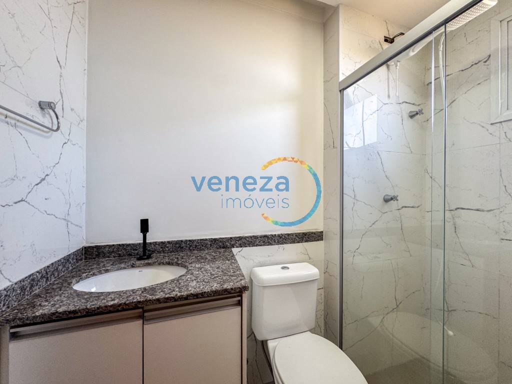 Apartamento à venda no bairro Gleba Palhano de Londrina com 68m<sup>2</sup> útil, 3 quartos, 1 vaga de garagem