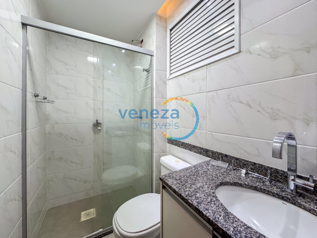 Apartamento à venda no bairro Gleba Palhano de Londrina com 68m<sup>2</sup> útil, 3 quartos, 1 vaga de garagem