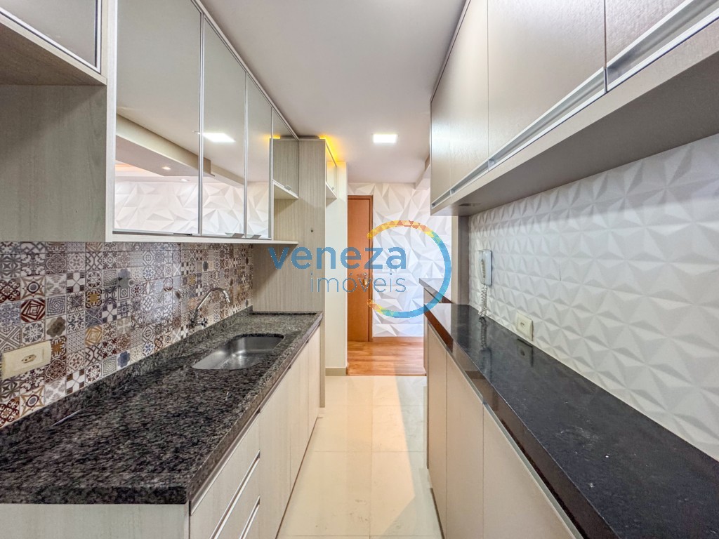 Apartamento à venda no bairro Gleba Palhano de Londrina com 68m<sup>2</sup> útil, 3 quartos, 1 vaga de garagem