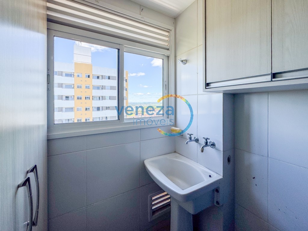 Apartamento à venda no bairro Gleba Palhano de Londrina com 68m<sup>2</sup> útil, 3 quartos, 1 vaga de garagem