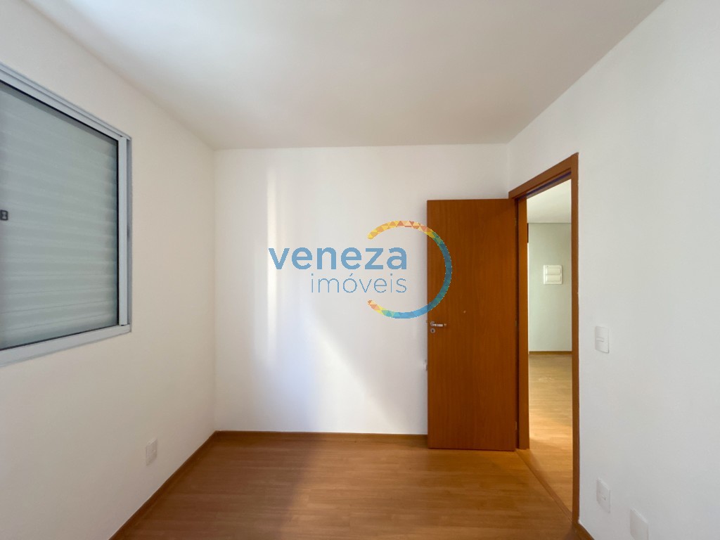 Apartamento para locação no bairro Gleba Palhano de Londrina com 46m<sup>2</sup> útil, 2 quartos, 1 vaga de garagem