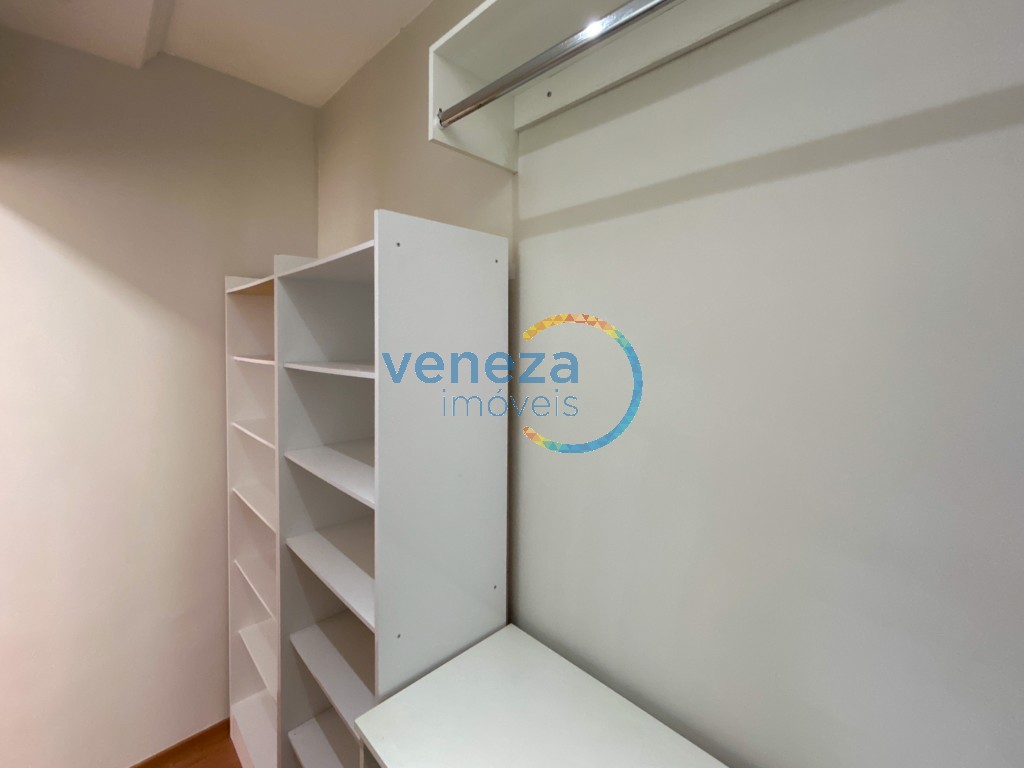 Apartamento para locação no bairro Gleba Palhano de Londrina com 46m<sup>2</sup> útil, 2 quartos, 1 vaga de garagem