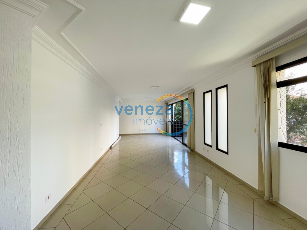 Apartamento para locação no bairro Centro de Londrina com 190.64m<sup>2</sup> útil, 5 quartos, 2 vagas de garagem