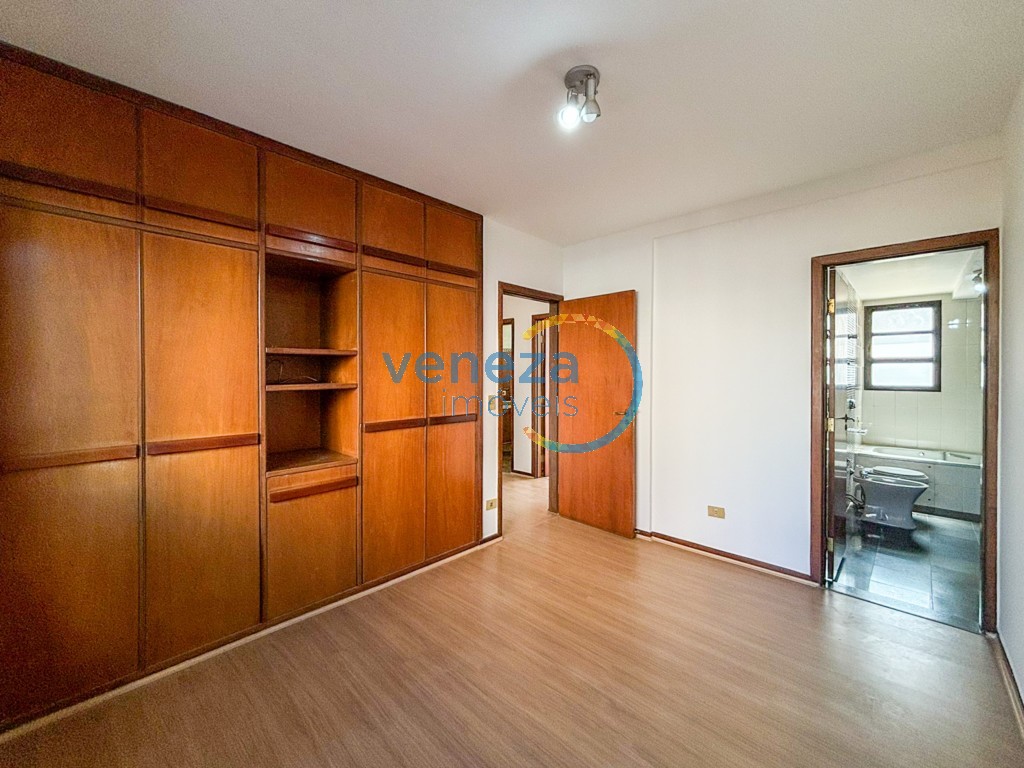 Apartamento para locação no bairro Centro de Londrina com 190.64m<sup>2</sup> útil, 5 quartos, 2 vagas de garagem