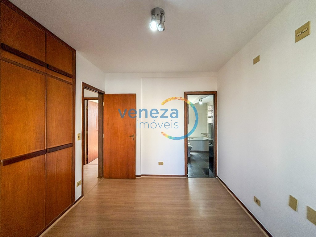 Apartamento para locação no bairro Centro de Londrina com 190.64m<sup>2</sup> útil, 5 quartos, 2 vagas de garagem
