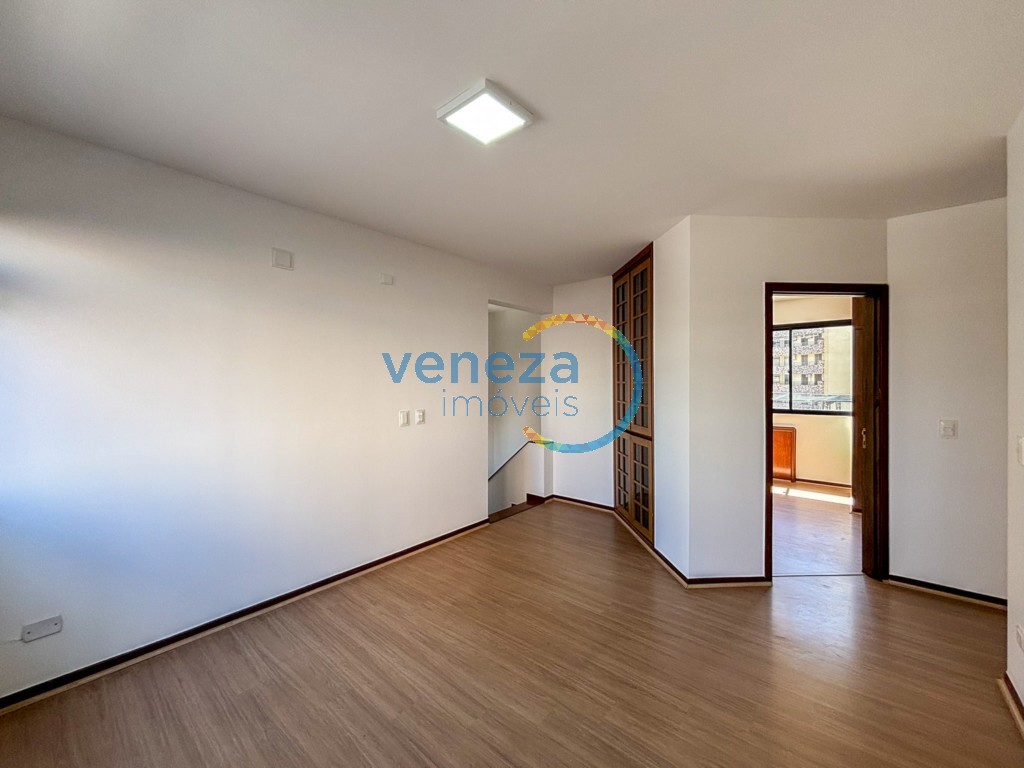 Apartamento para locação no bairro Centro de Londrina com 190.64m<sup>2</sup> útil, 5 quartos, 2 vagas de garagem