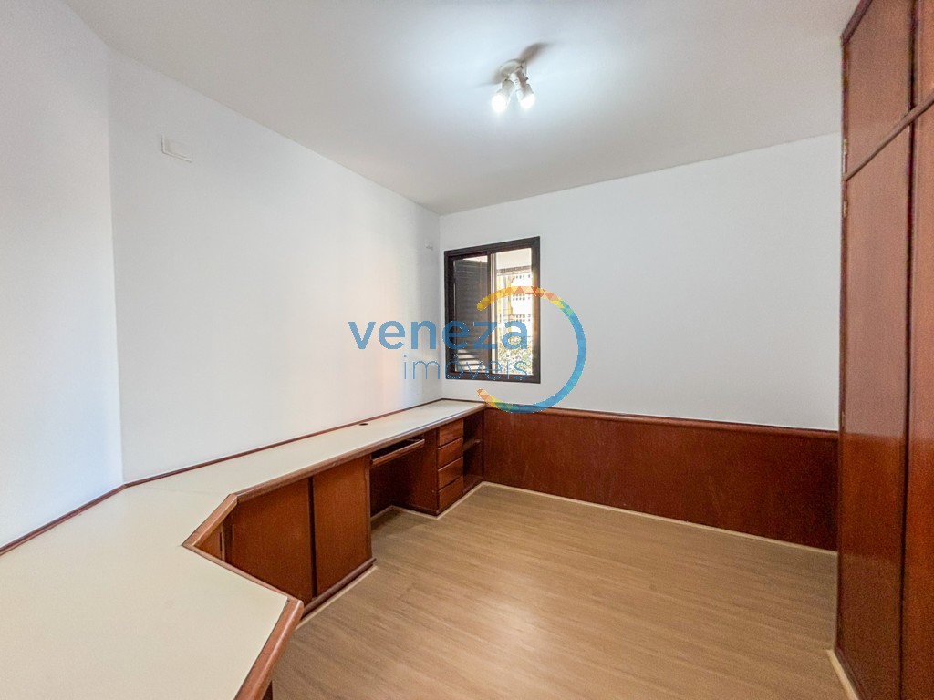 Apartamento para locação no bairro Centro de Londrina com 190.64m<sup>2</sup> útil, 5 quartos, 2 vagas de garagem