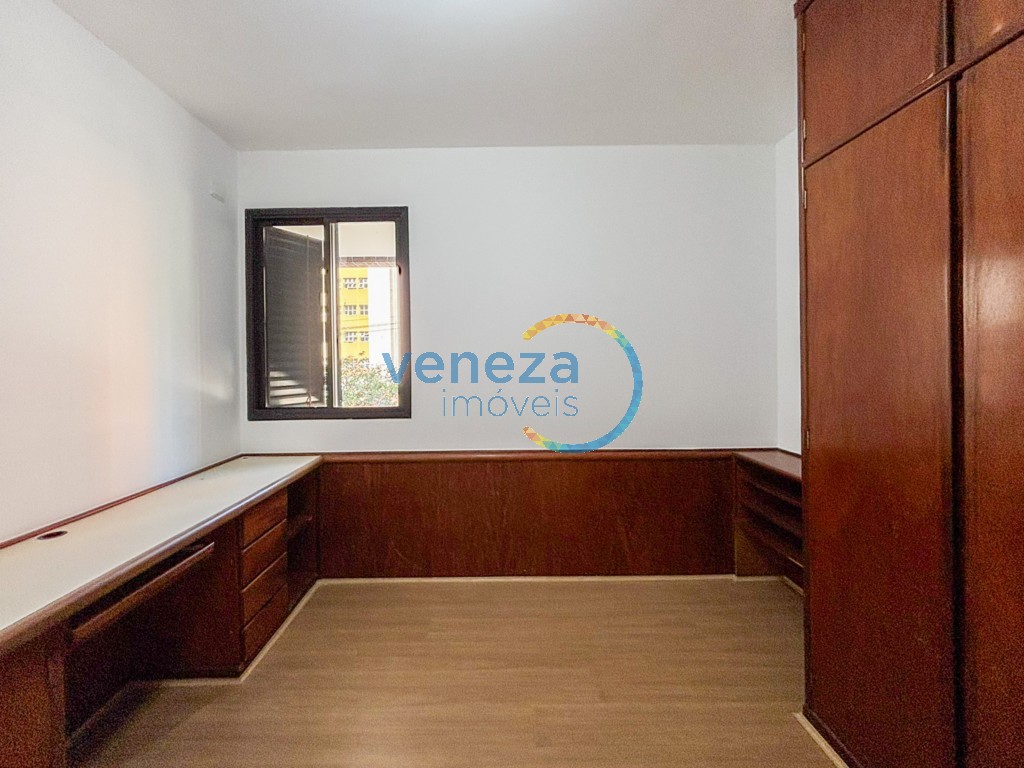 Apartamento para locação no bairro Centro de Londrina com 190.64m<sup>2</sup> útil, 5 quartos, 2 vagas de garagem