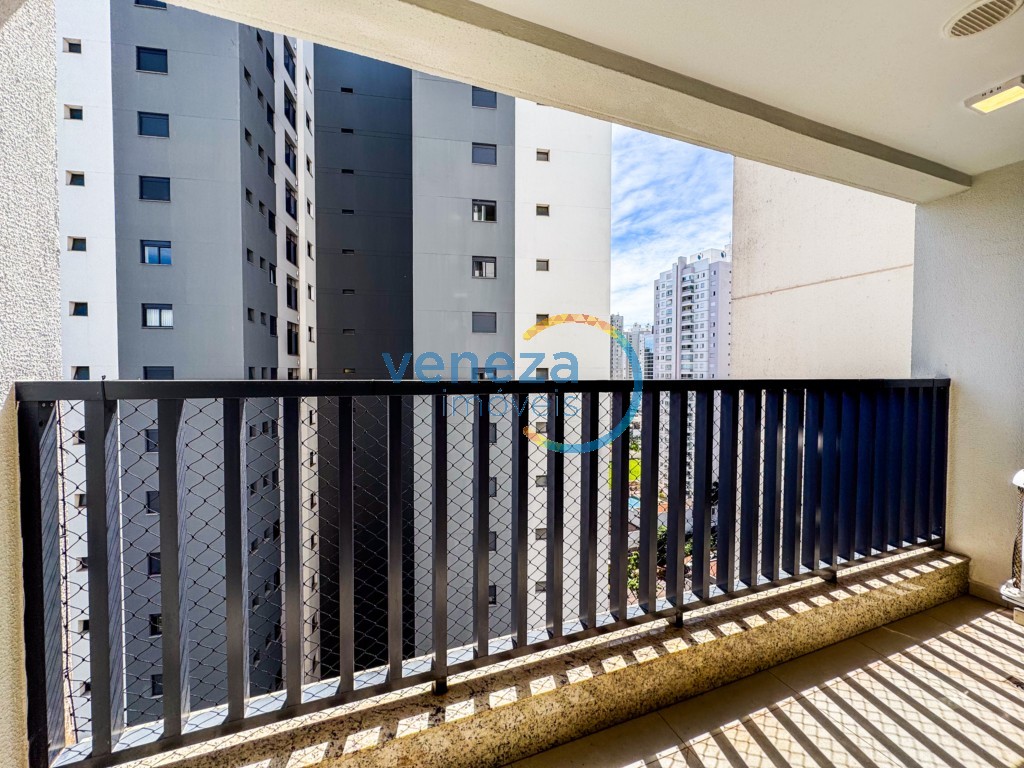 Apartamento para locação no bairro Gleba Palhano de Londrina com 45m<sup>2</sup> útil, 1 quarto, 1 vaga de garagem