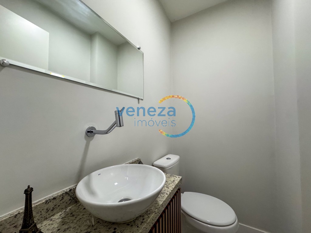 Apartamento para locação no bairro Gleba Palhano de Londrina com 45m<sup>2</sup> útil, 1 quarto, 1 vaga de garagem